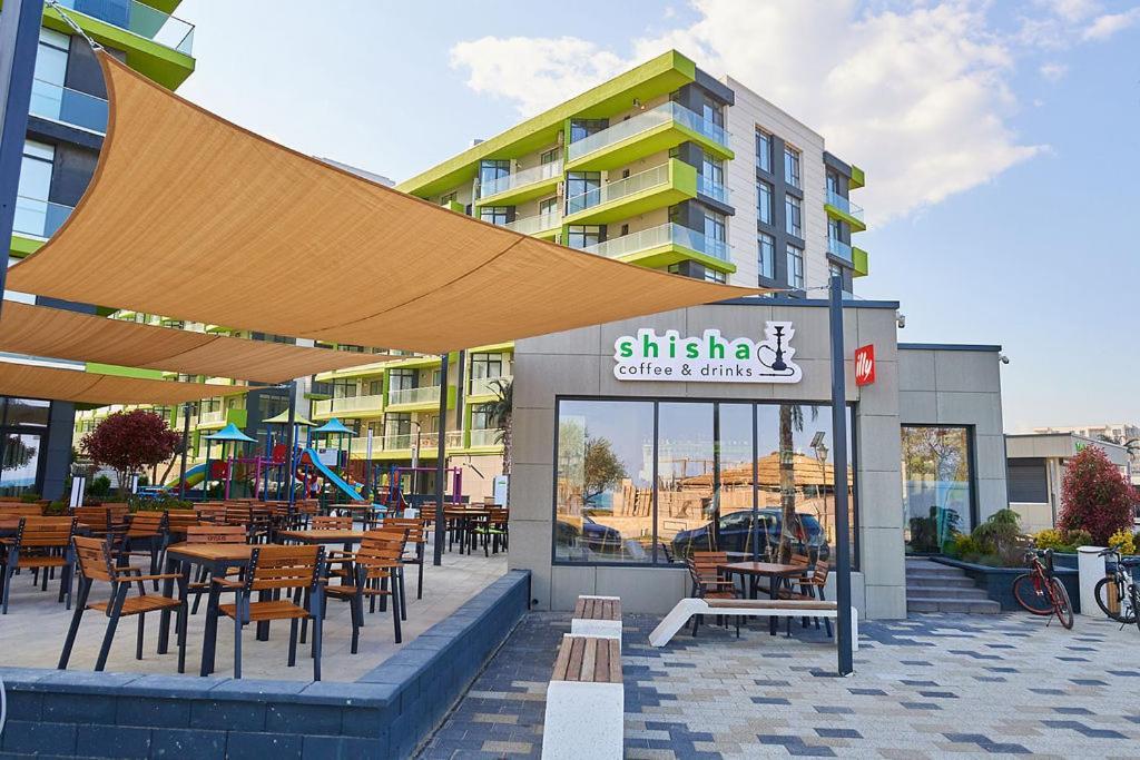 Aquamarin 2Bd Apt Spa N Pools Beach Resort Năvodari Exteriör bild