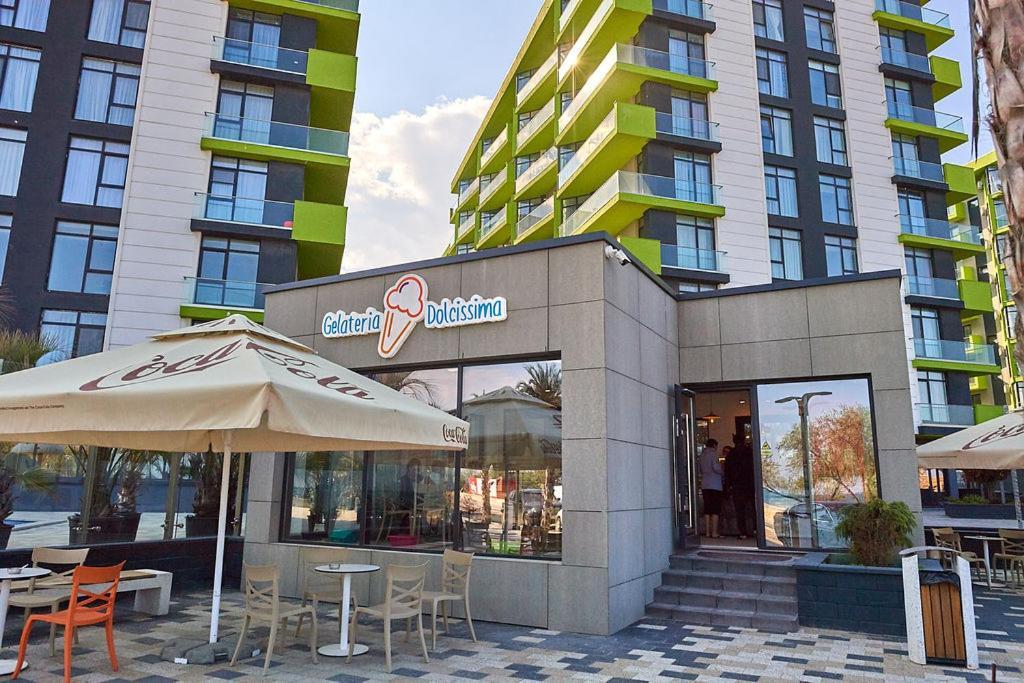 Aquamarin 2Bd Apt Spa N Pools Beach Resort Năvodari Exteriör bild
