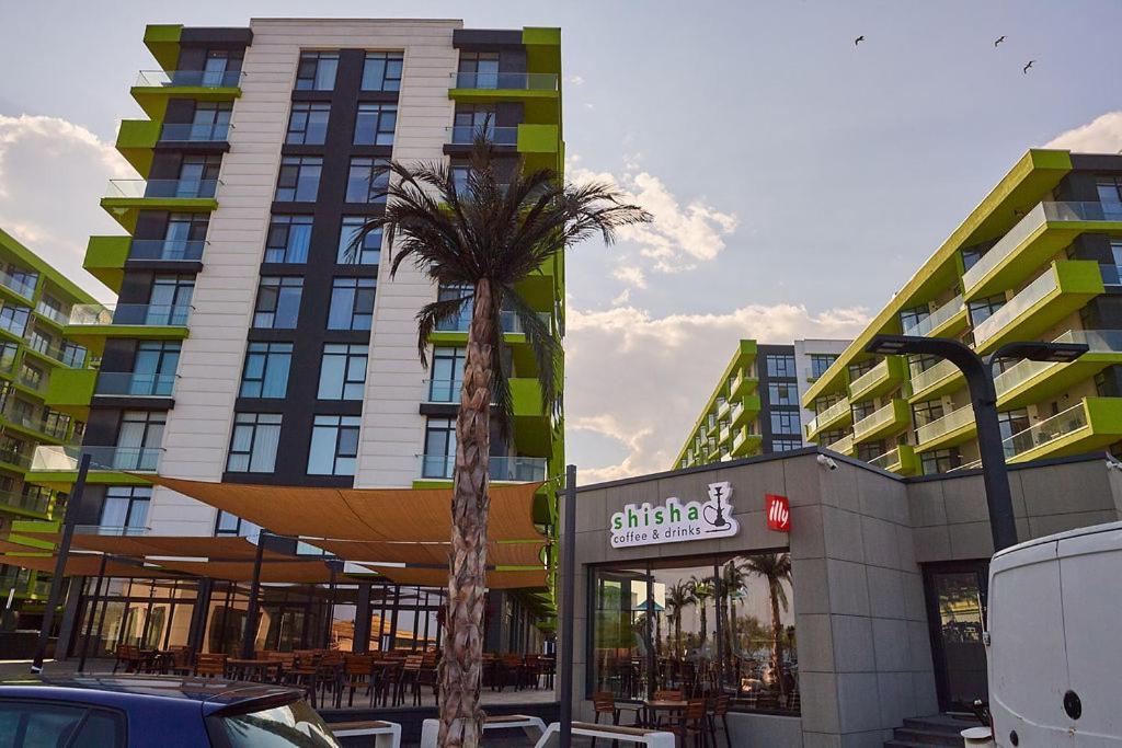 Aquamarin 2Bd Apt Spa N Pools Beach Resort Năvodari Exteriör bild